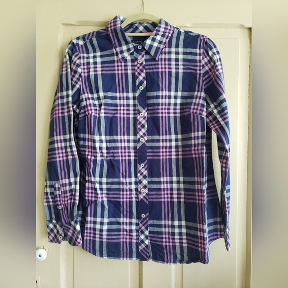 Talbots button-front shirt, Size Medium - Picture 1 of 6